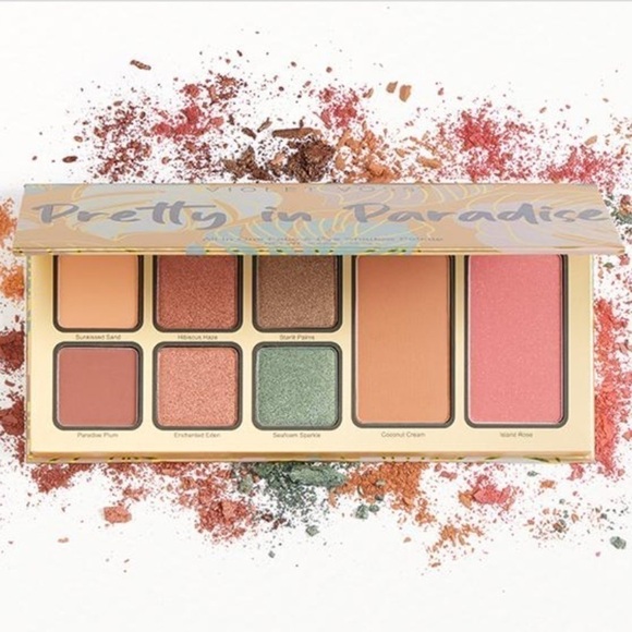 Violet Voss Cosmetics Pretty In Paradise Face & Shadow Palette Brand New In Box - Picture 2 of 12